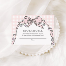 Here's the Scoop Pink Ice Cream Sundae Baby Shower Begleitkarte