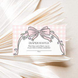 Here's the Scoop Pink Ice Cream Sundae Baby Shower Begleitkarte