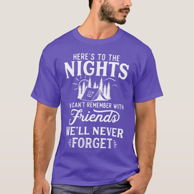 Heresohe Nights Friends Wir werden nie vergessen F T-Shirt (Vorderseite)