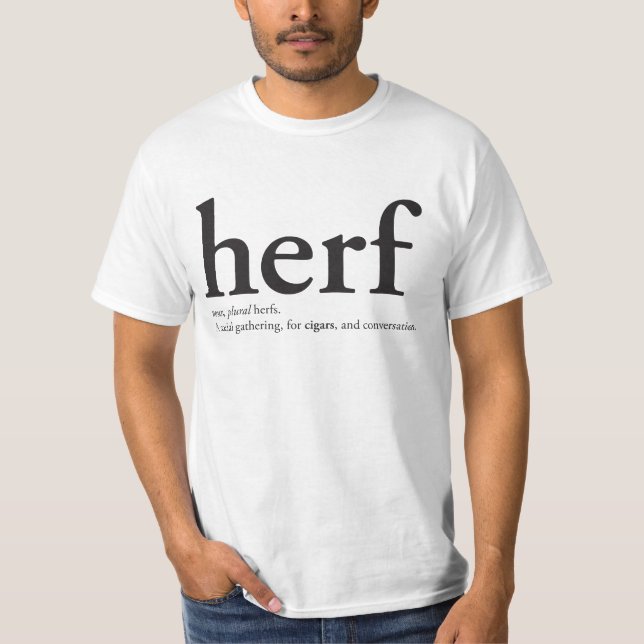 Herf Beschreibung T-Shirt (Vorderseite)