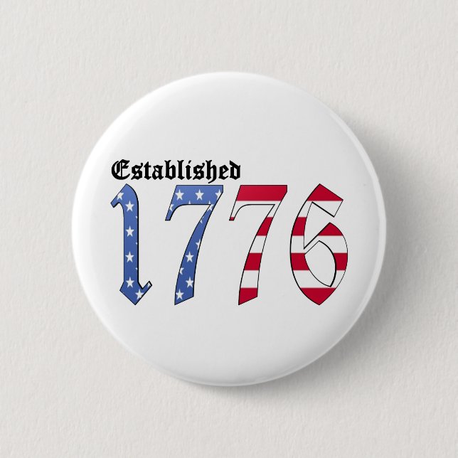 Hergestellt 1776 button (Vorderseite)