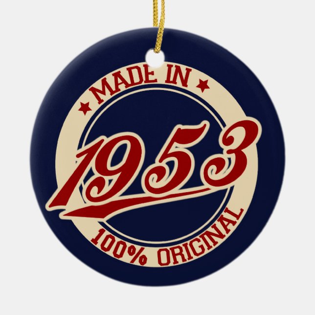 Hergestellt 1953 keramikornament (Vorne)