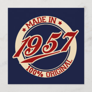 Hergestellt 1957 karte