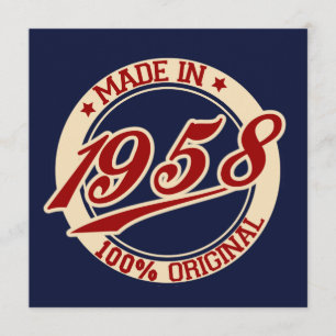 Hergestellt 1958 karte