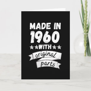 Hergestellt 1960 mit Originalteilen, Karte