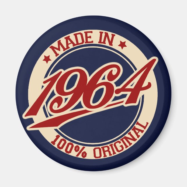 Hergestellt 1964 magnet (Vorne)