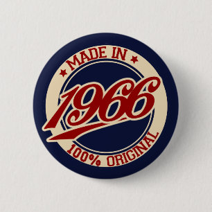 Hergestellt 1966 button