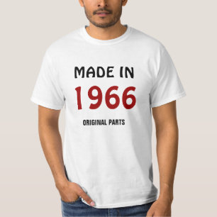 "Hergestellt 1966, Originalteile" T-Shirt