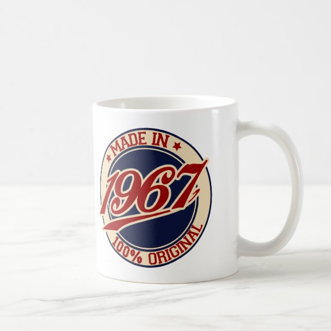 Hergestellt 1967 tasse (Rechts)