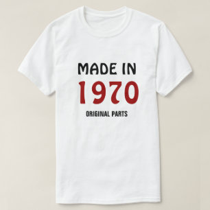Hergestellt 1970, Originalteile T-Shirt