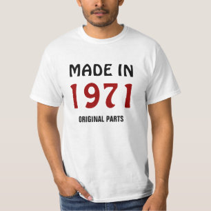 Hergestellt 1971, Originalteile T-Shirt