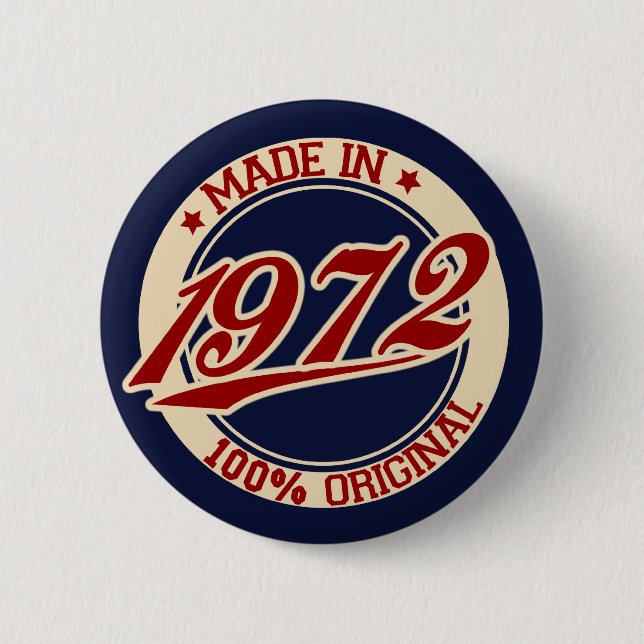 Hergestellt 1972 button (Vorderseite)