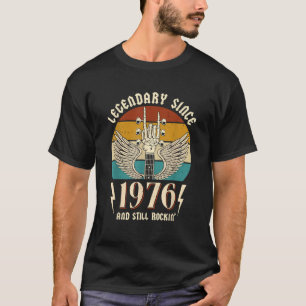 Hergestellt 1976 Retro Geburtstag Klassiker Lustig T-Shirt