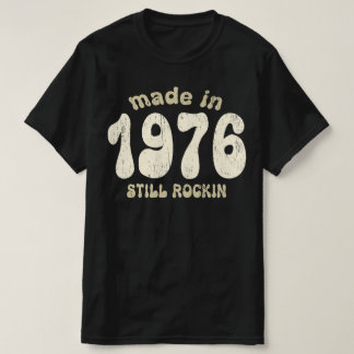Hergestellt 1976, rockt immer noch Vintage-Nummern T-Shirt