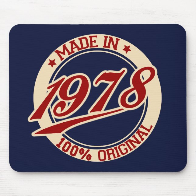 Hergestellt 1978 mousepad (Vorne)