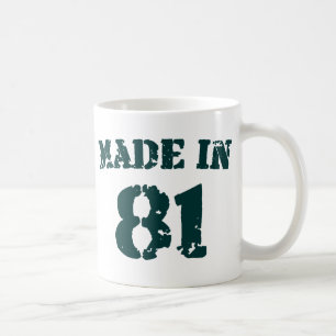 Hergestellt 1981 tasse