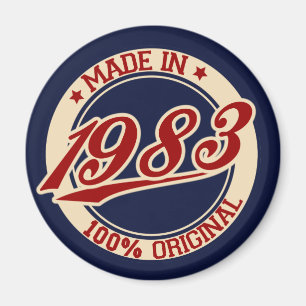 Hergestellt 1983 magnet