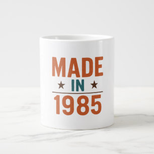 Hergestellt 1985 Vintage-Tasse – Retro-Geburtstag Jumbo-Tasse