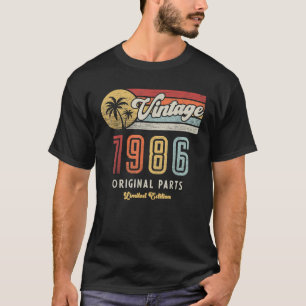 Hergestellt 1986 40 Jahre Altes Lustiges Klassisch T-Shirt