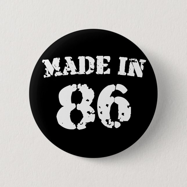 Hergestellt 1986 button (Vorderseite)