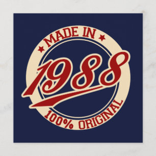 Hergestellt 1988 karte