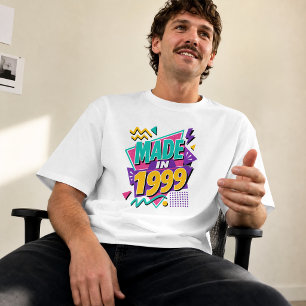 Hergestellt 1999 Retro Vintage Geburtstag T-Shirt