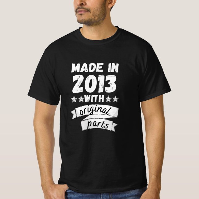 hergestellt 2013 mit Originalteilen, T-Shirt (Vorderseite)