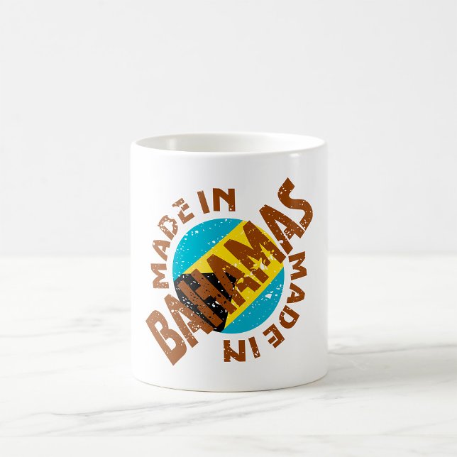 Hergestellt auf den Bahamas Kaffeetasse (Von Creator hochgeladen)