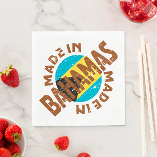 Hergestellt auf den Bahamas Serviette