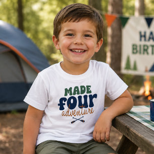Hergestellt für Abenteuer 4. Geburtstag Baby T-shirt