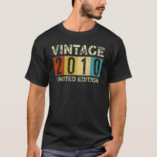 Hergestellt im 12-jährigen Vintage 2010 12. Geburt T-Shirt