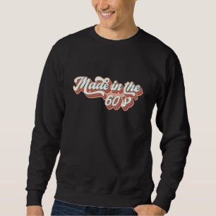 Hergestellt im 60er der 60er Jahre Retro 60er Vint Sweatshirt