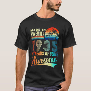 Hergestellt im Dezember 1935 86 Jahre Phantastisch T-Shirt