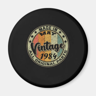 Hergestellt im Mai Vintag 1984 alle Originalteile Magnet