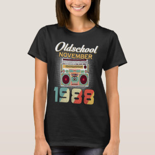 Hergestellt im November 1988 31. Tolles Geburtstag T-Shirt