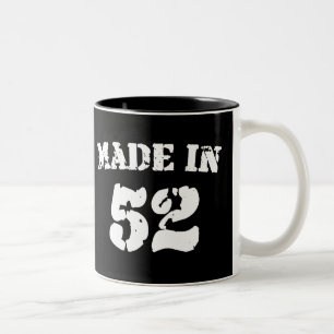Hergestellt in 1952 zweifarbige tasse