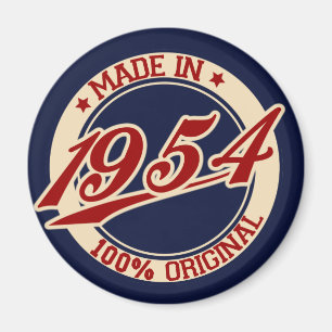 Hergestellt in 1954 magnet