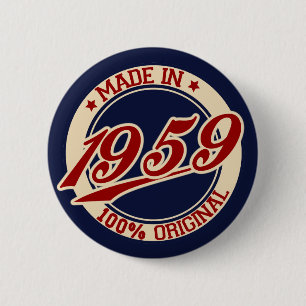 Hergestellt in 1959 button