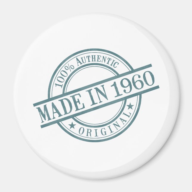 Hergestellt in 1960 magnet (Vorne)