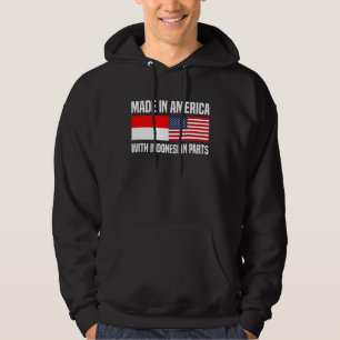 Hergestellt in Amerika mit indonesischen Teilen In Hoodie