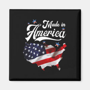 Hergestellt in Amerika - Patriotische amerikanisch Magnet