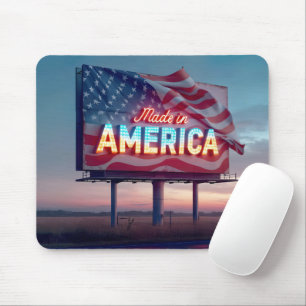 Hergestellt in Amerika Reklametafeln Mousepad