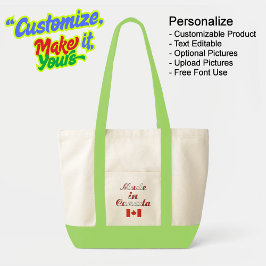 Hergestellt in Canada Natural & Limon Tote Bag Tragetasche