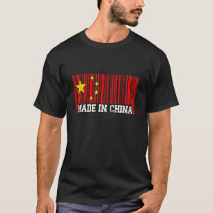 Hergestellt in China Chinesische Flagge T-Shirt