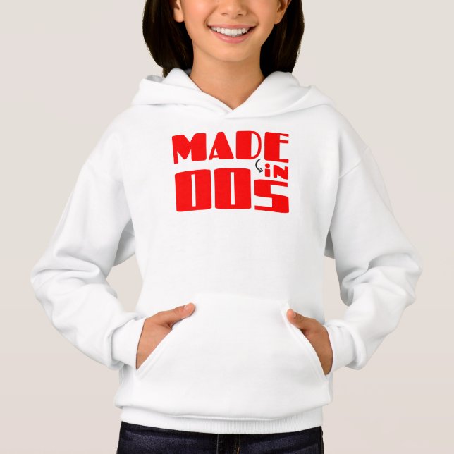 Hergestellt in den 00ern hoodie (Vorderseite)