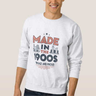 Hergestellt in den 1900er Jahren – Vintage und sto Sweatshirt