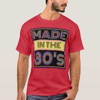 Hergestellt in den 80er Jahren Mädchen T-Shirt
