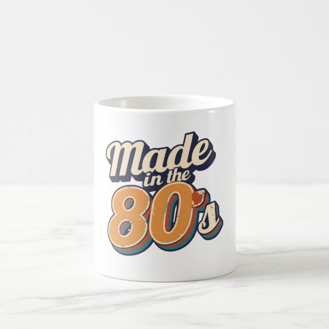 Hergestellt in den 80ern kaffeetasse (Mittel)