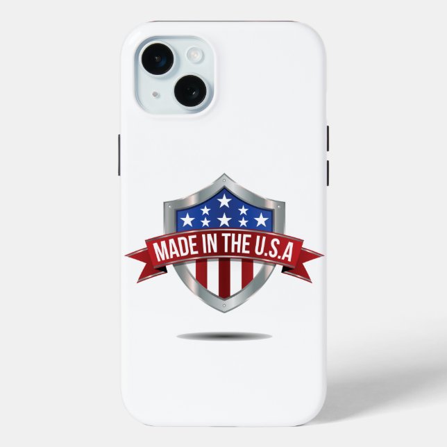 Hergestellt in den USA Case-Mate iPhone Hülle (Rückseite)