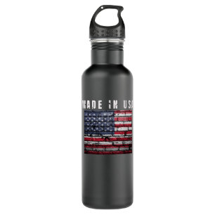 hergestellt in den usa edelstahlflasche